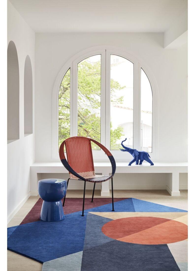 Lladro Escultura Elefante (azul)