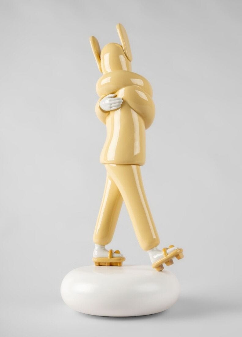 Lladro Escultura Embraced (Amarillo)