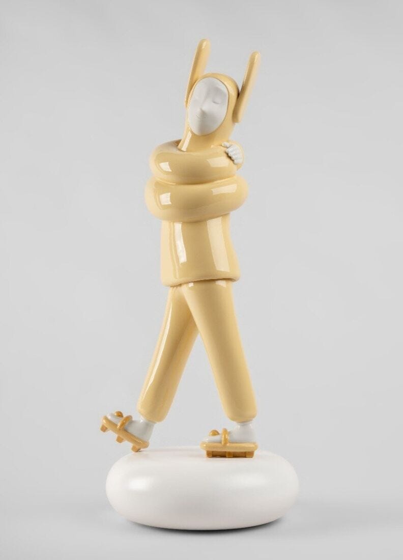 Lladro Escultura Embraced (Amarillo)