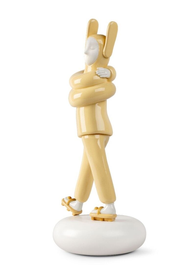 lladro Escultura Embraced (Amarillo)