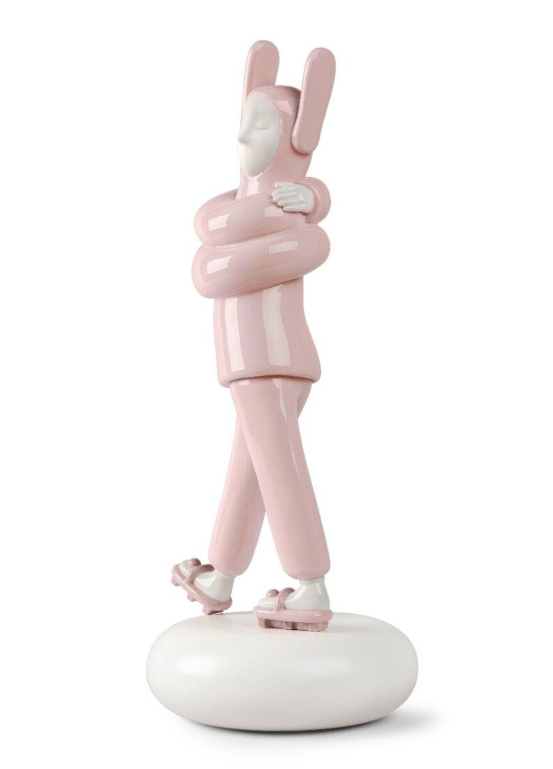 lladro Escultura Embraced (Rosa)