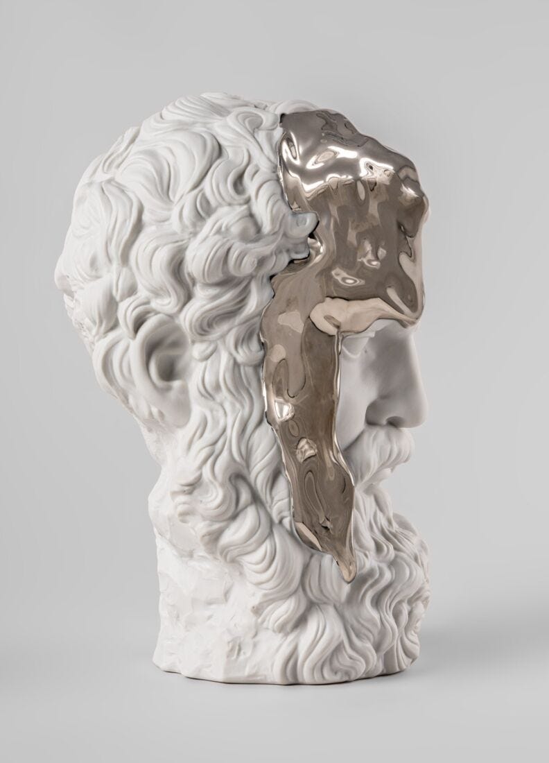 Lladro Escultura Eternal Fluidity - Pensador