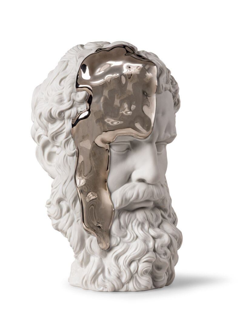 lladro Escultura Eternal Fluidity - Pensador