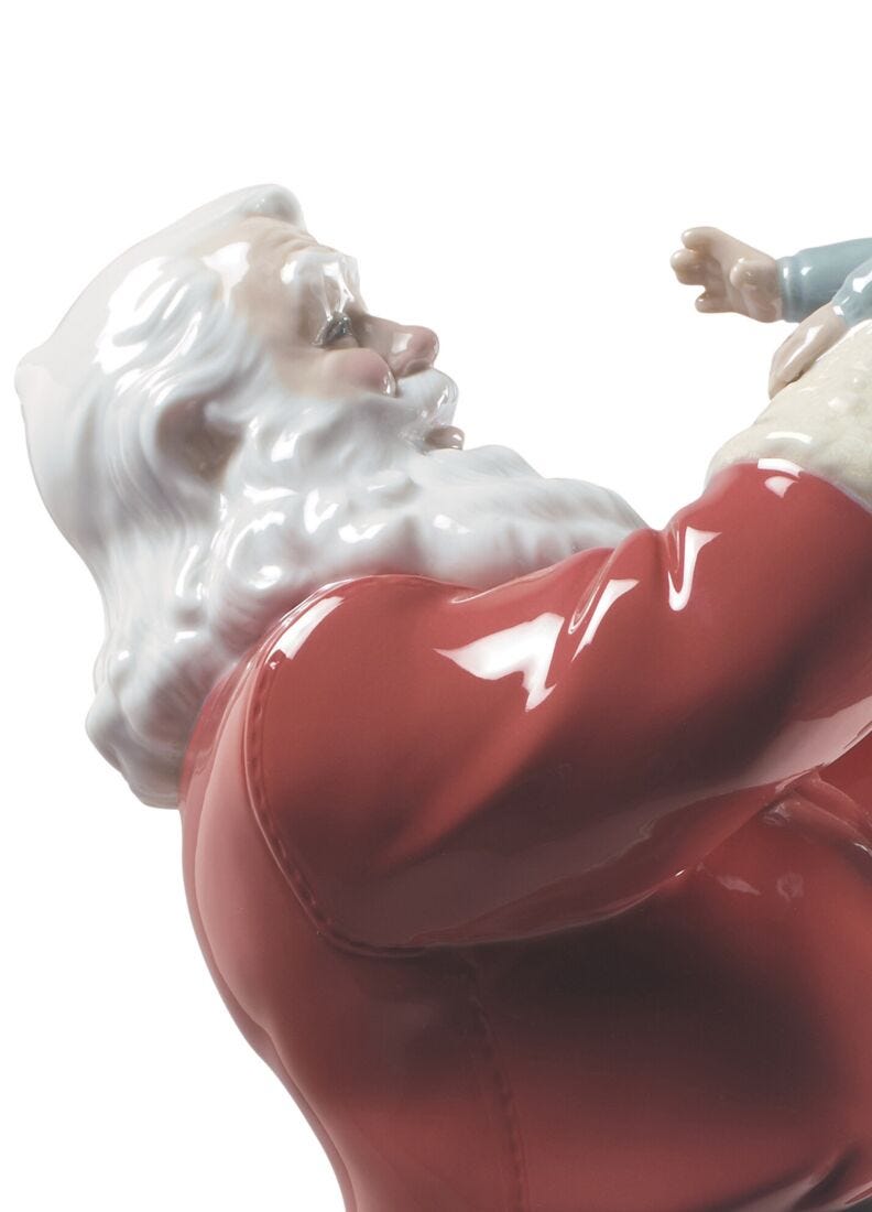 Lladro Escultura ¡Feliz Navidad Papá Noel