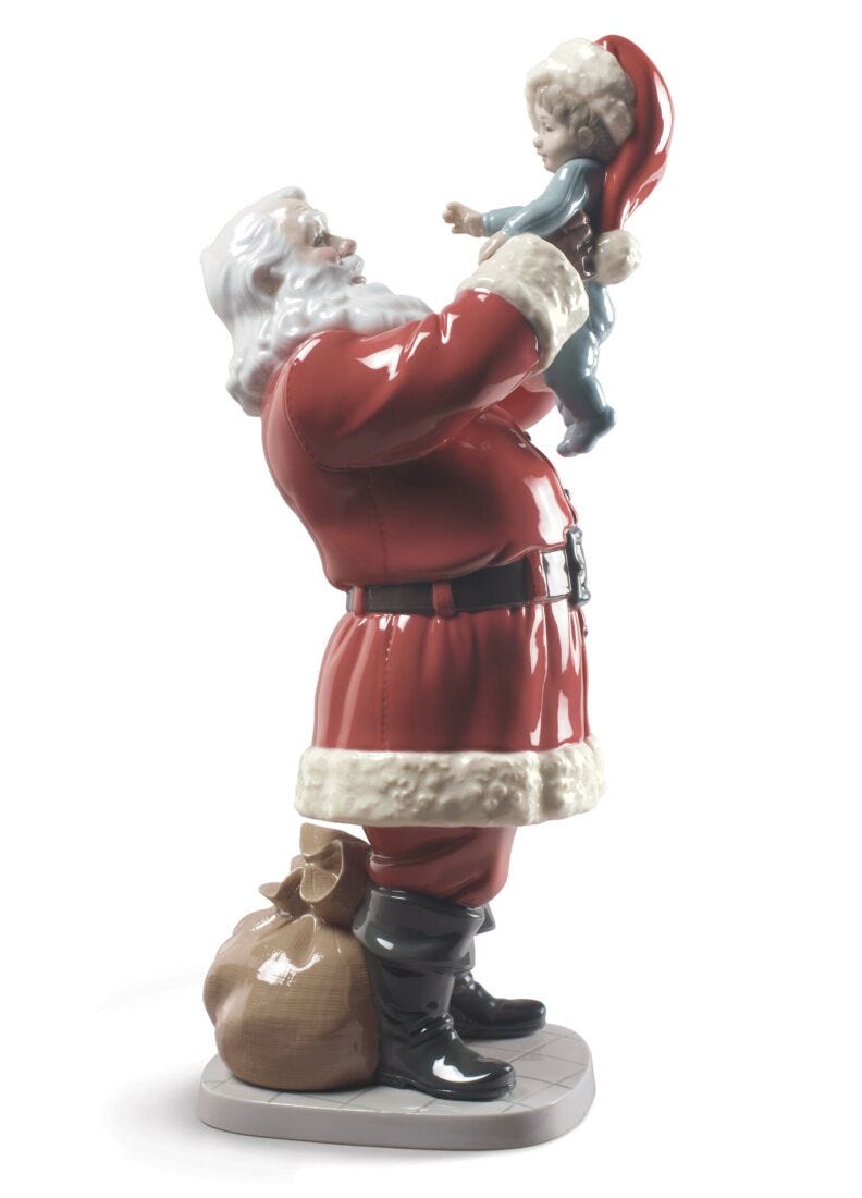 lladro Escultura ¡Feliz Navidad Papá Noel