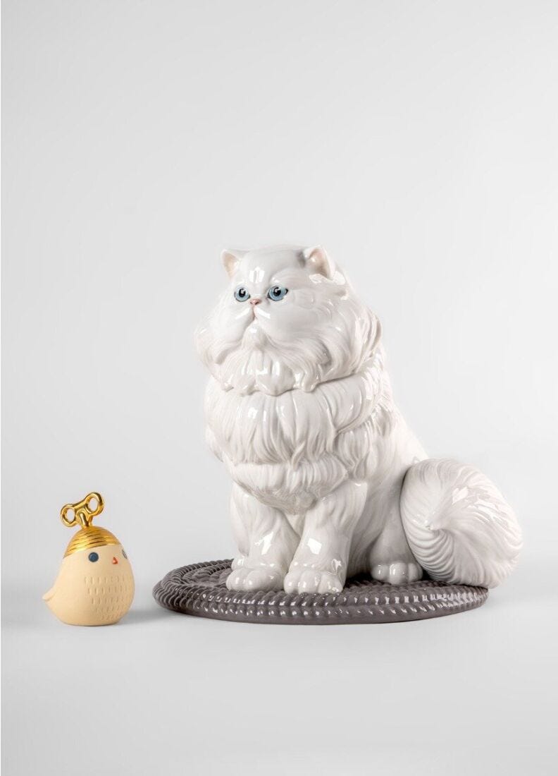 Lladro Escultura Gato Persa