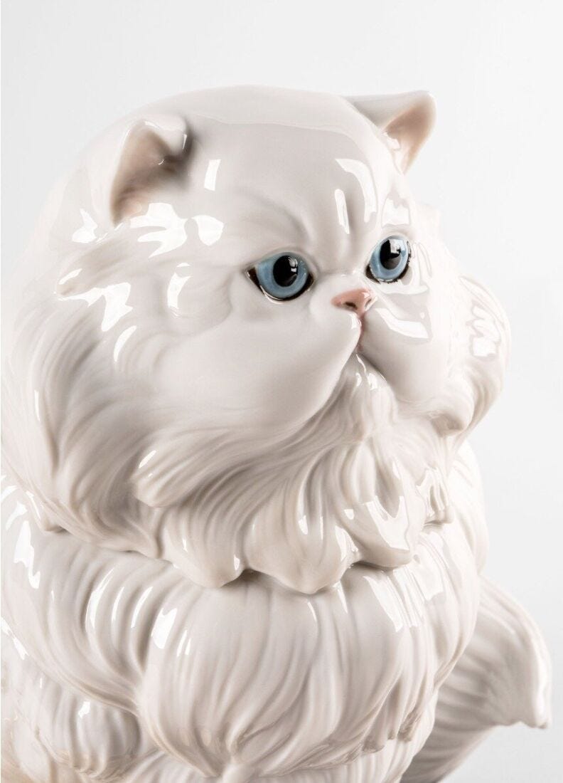 Lladro Escultura Gato Persa