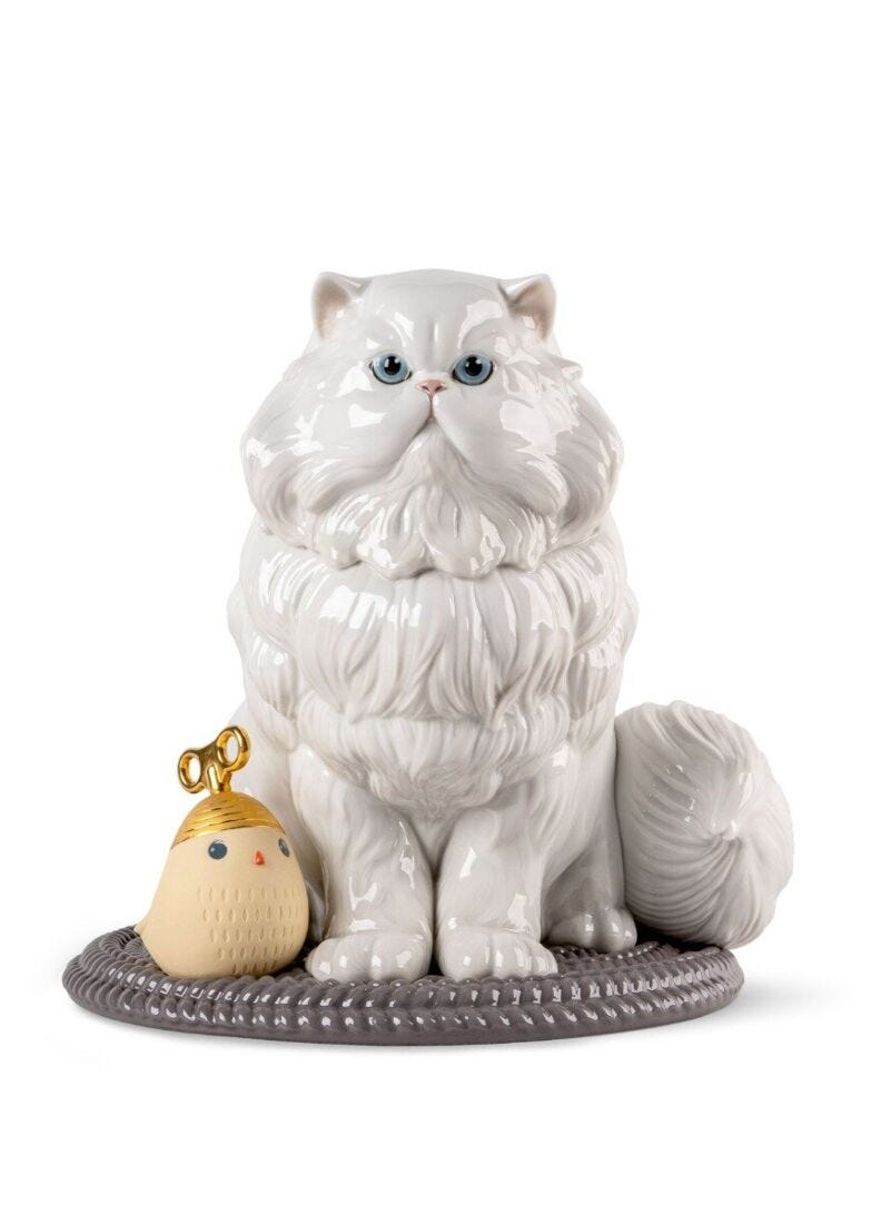 lladro Escultura Gato persa