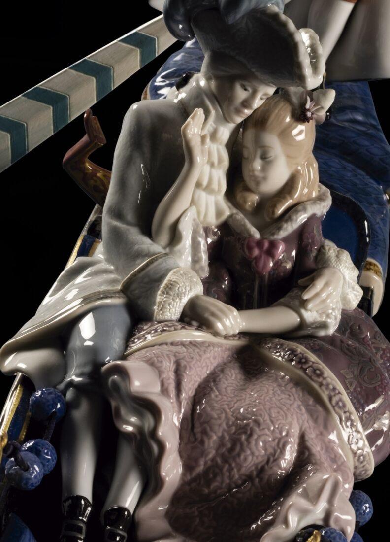 Lladro Escultura Góndola En Venecia. Serie Limitada