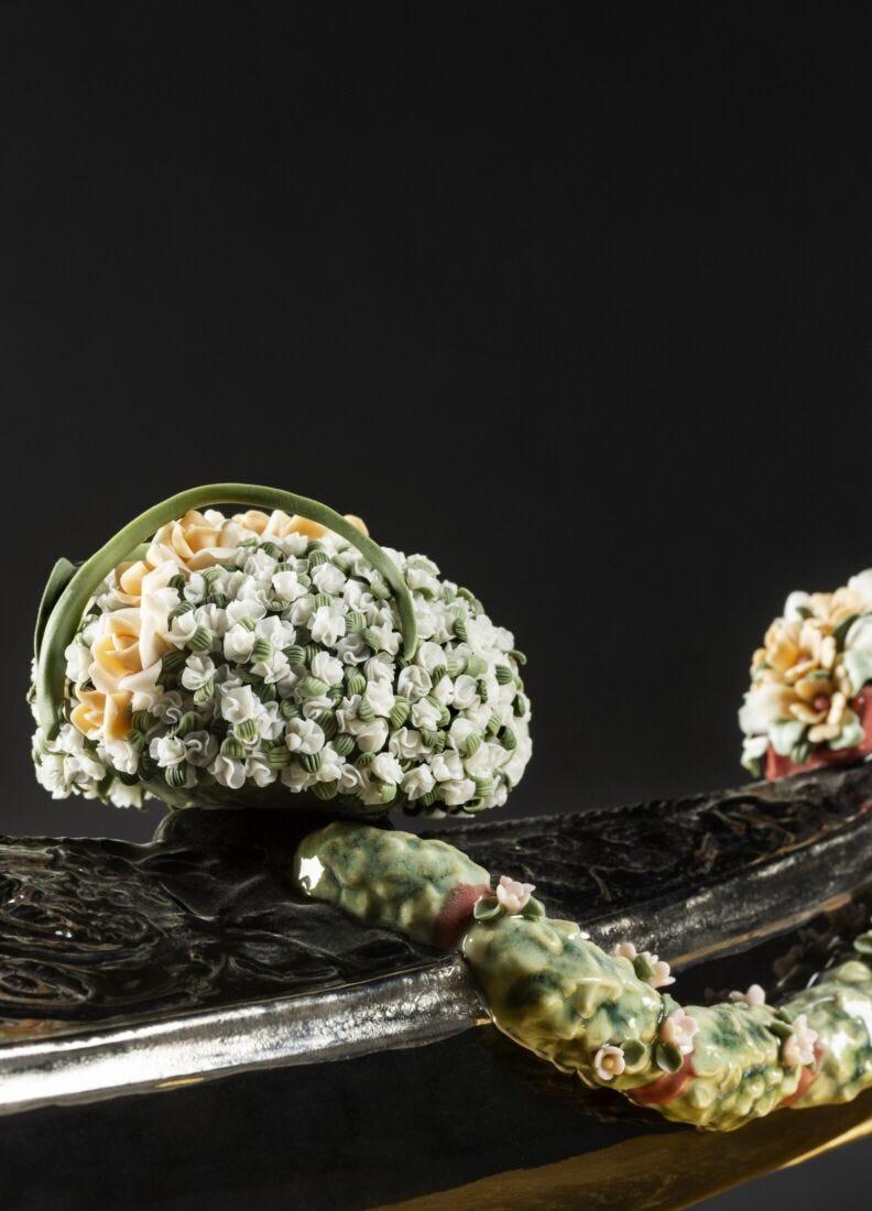 Lladro Escultura Góndola En Venecia. Serie Limitada