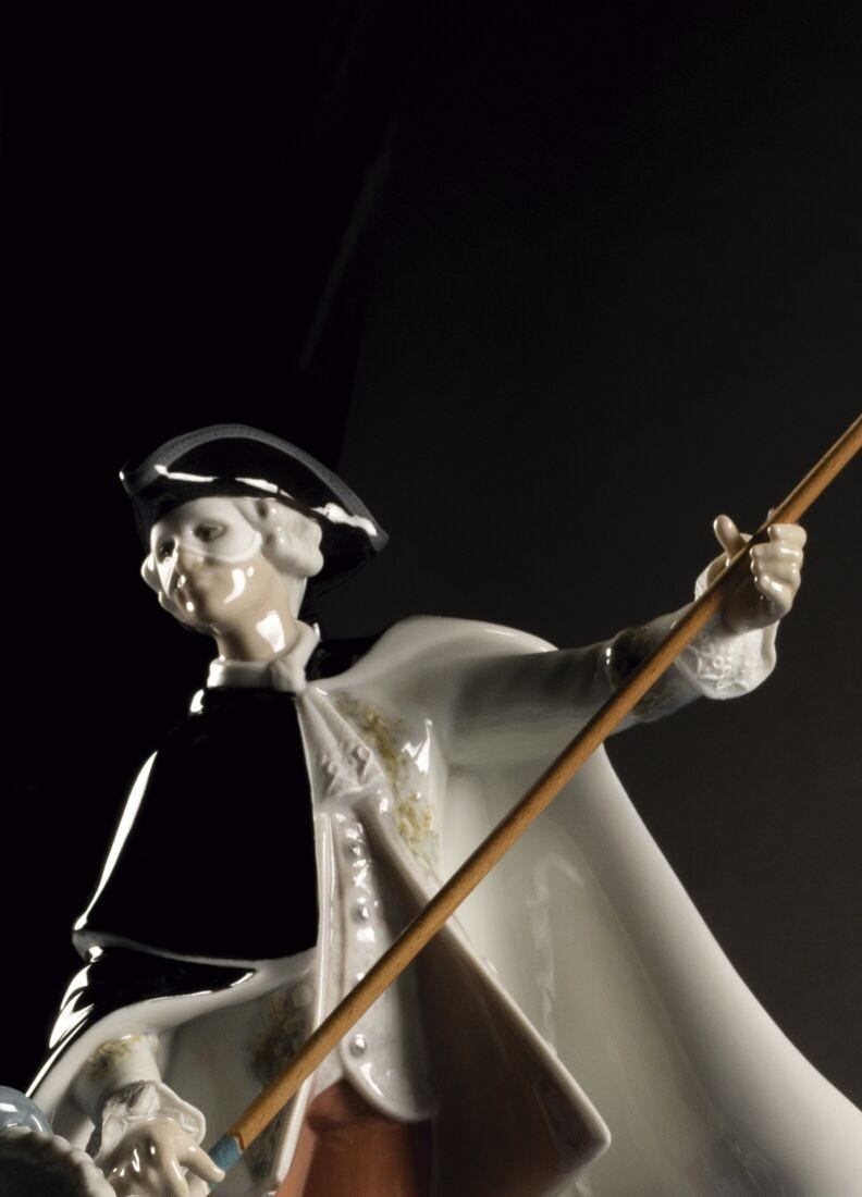 Lladro Escultura Góndola En Venecia. Serie Limitada