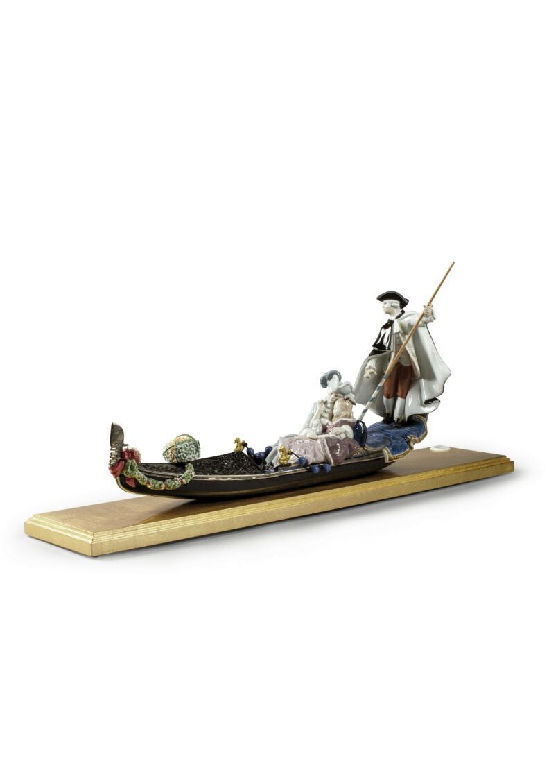lladro Escultura Góndola en Venecia. Serie Limitada