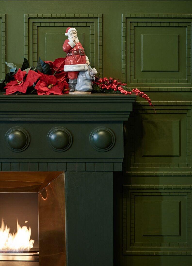 Lladro Escultura Ha Llegado Papá Noél