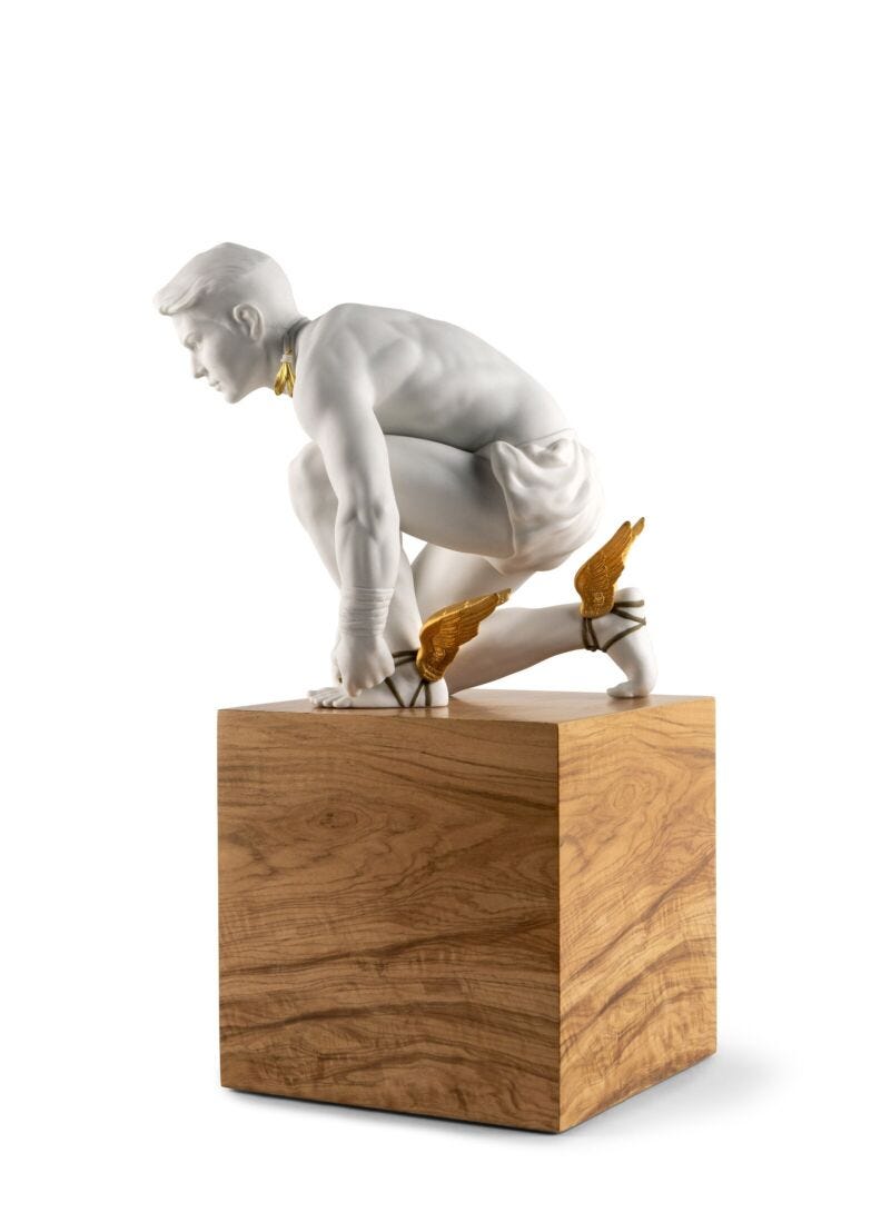 lladro Escultura Hermes