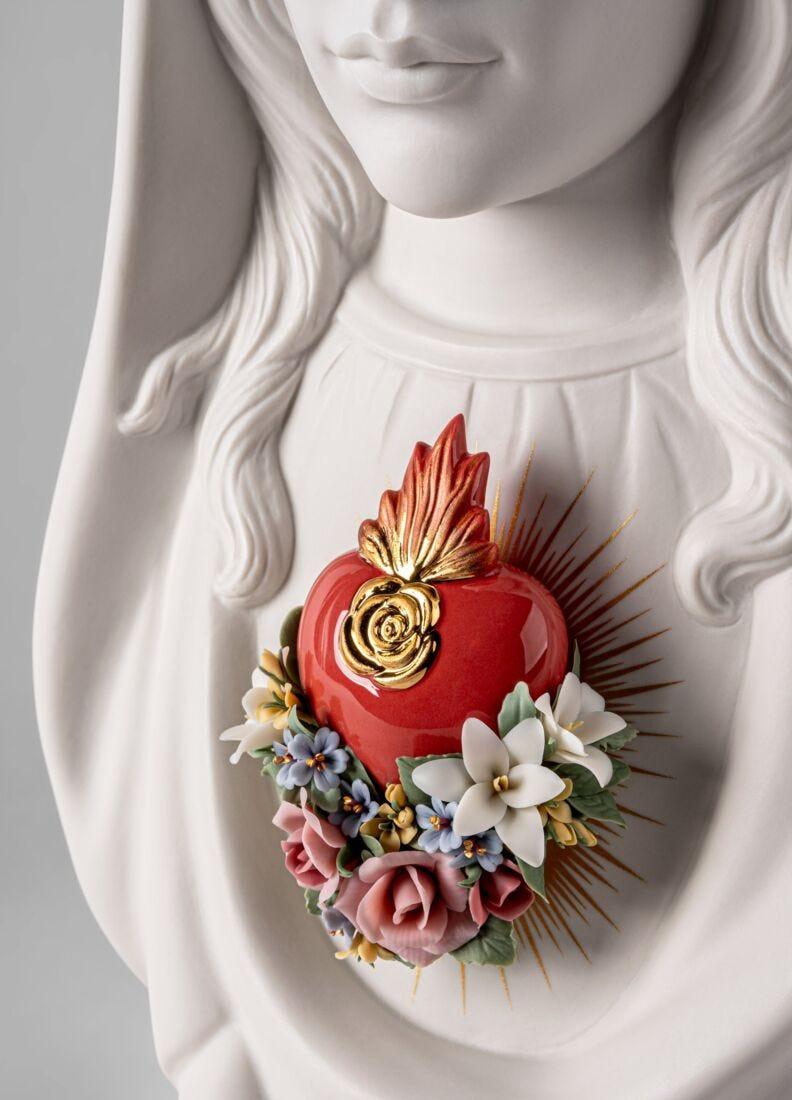 Lladro Escultura Inmaculado Corazón De María