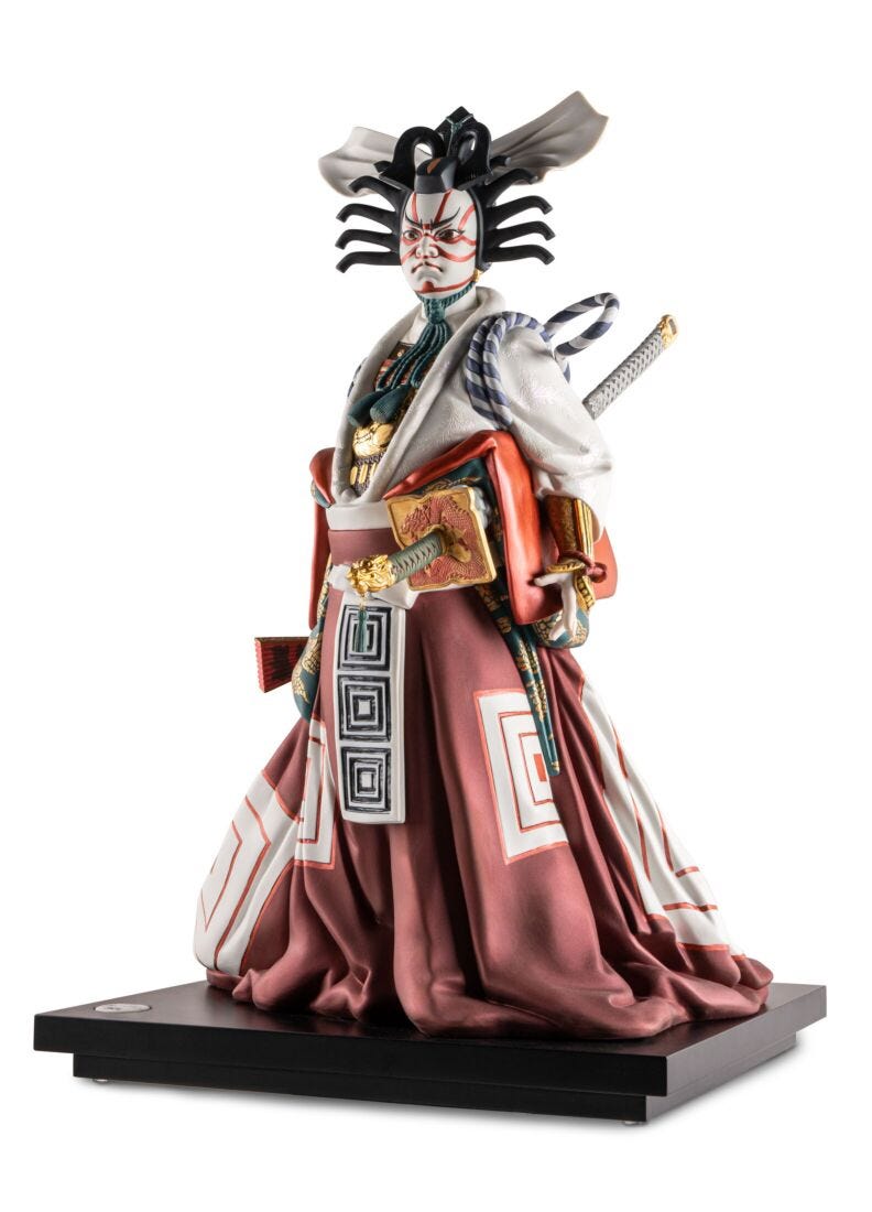lladro Escultura Japan-Kabuki. Serie Limitada