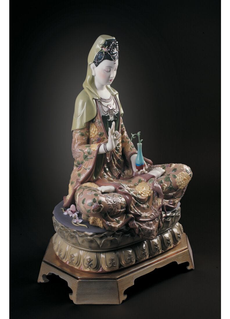Lladro Escultura Kwan Yin. Serie Limitada