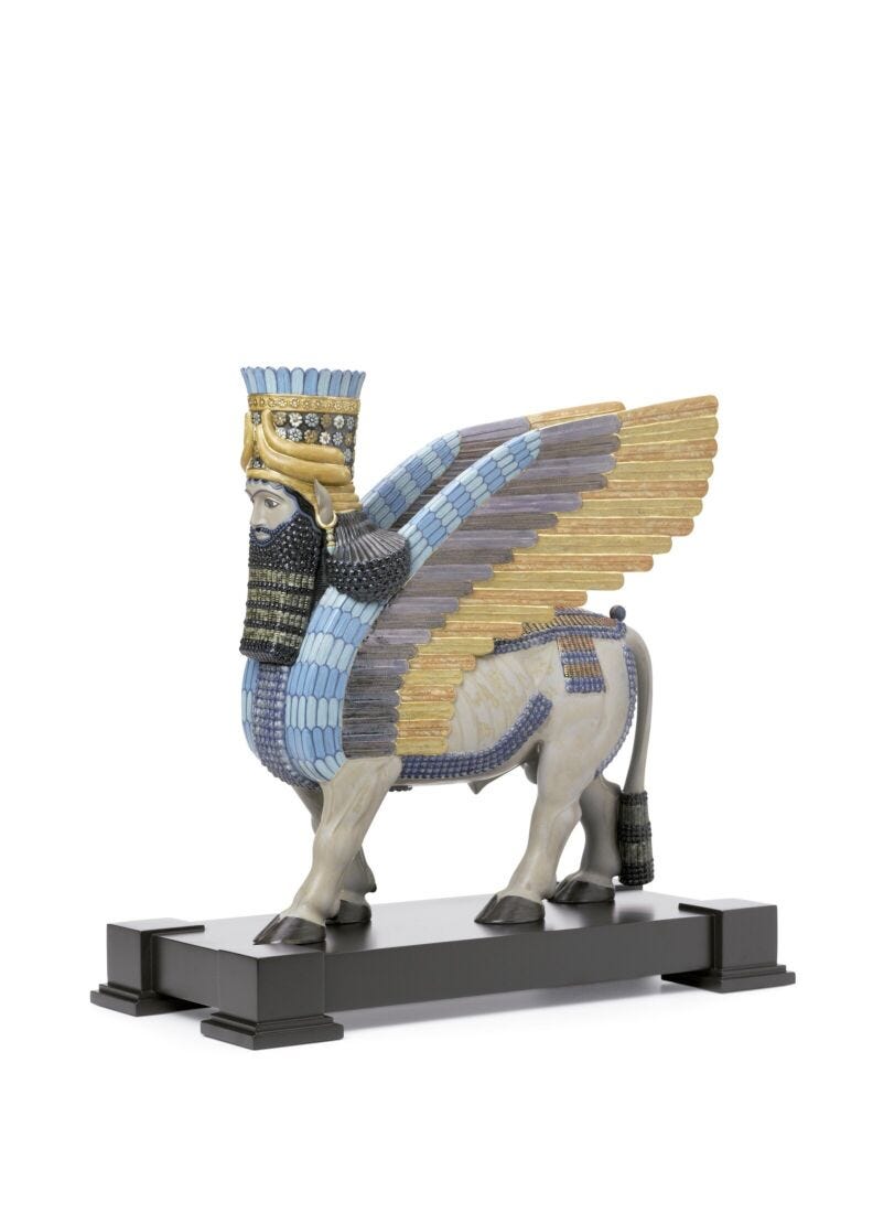 lladro Escultura Lamassu. Serie limitada