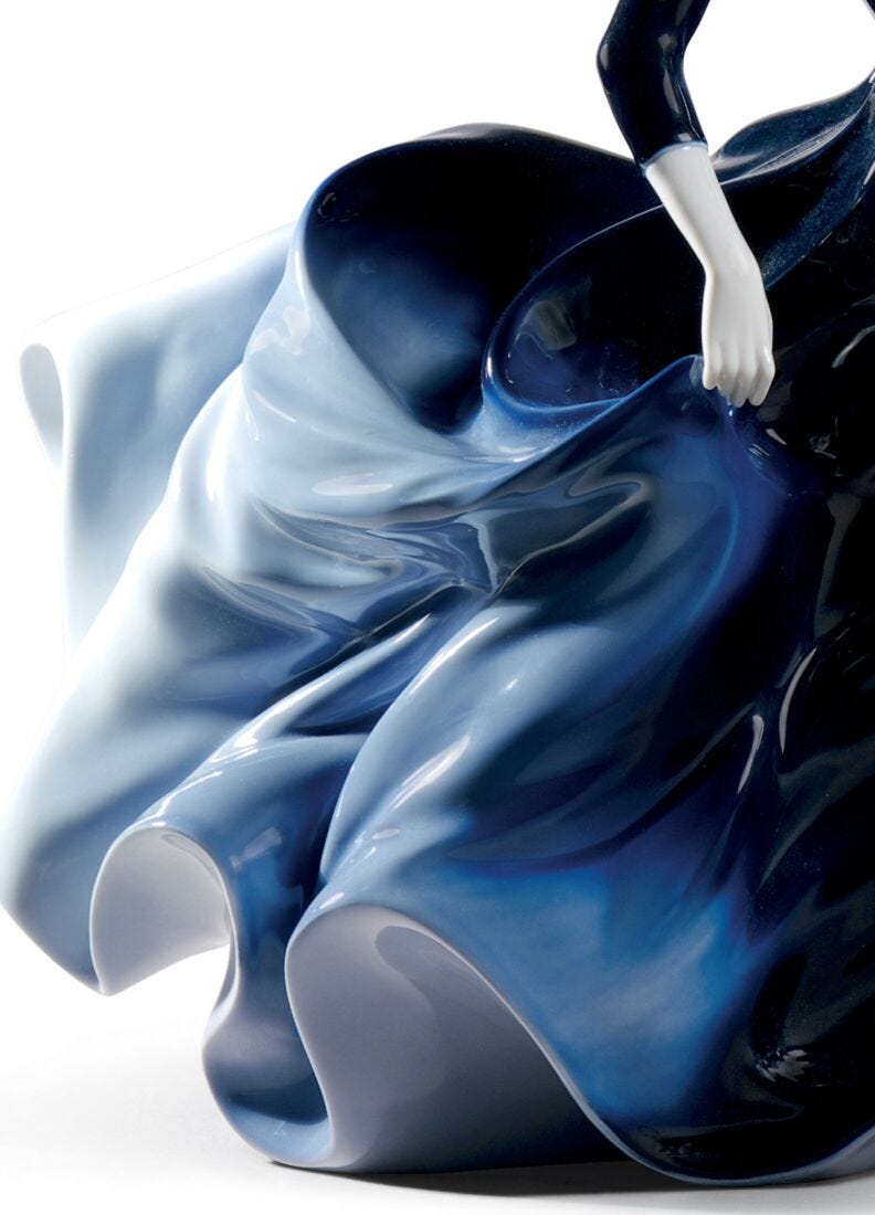 lladro Escultura Llega La Noche. Serie Limitada