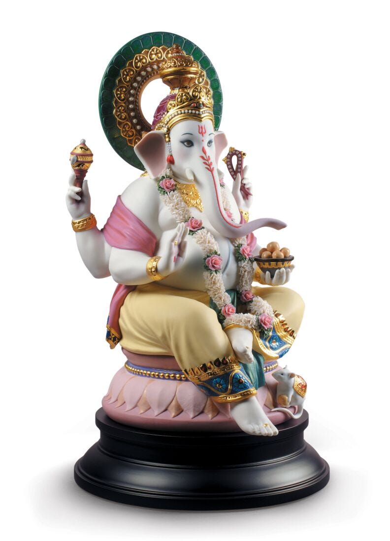 Lladro Escultura Lord Ganesha. Serie Limitada