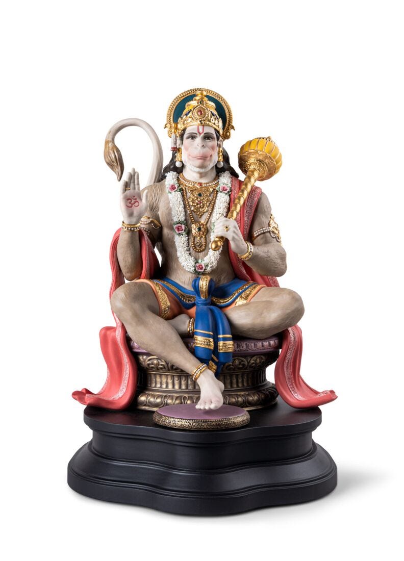 lladro Escultura Lord Hanuman. Serie Limitada