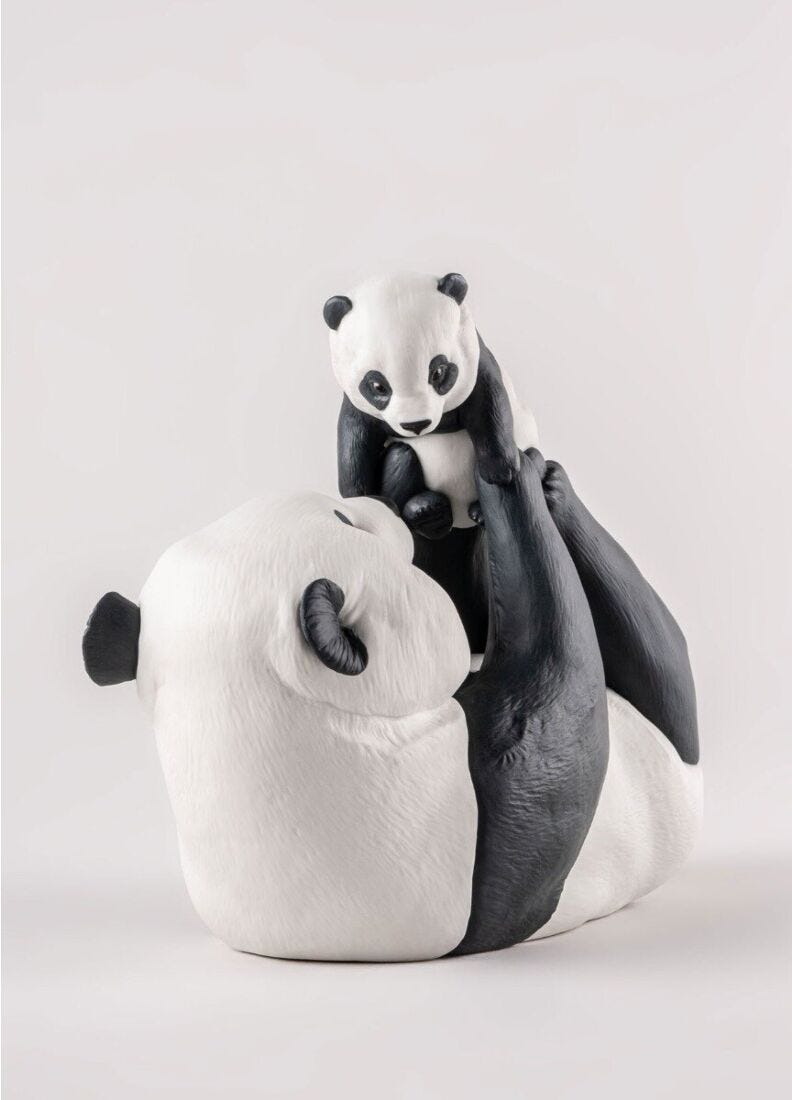 Lladro Escultura Mamá Panda