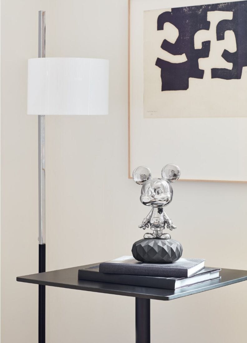 Lladro Escultura Mickey Mouse Platinum