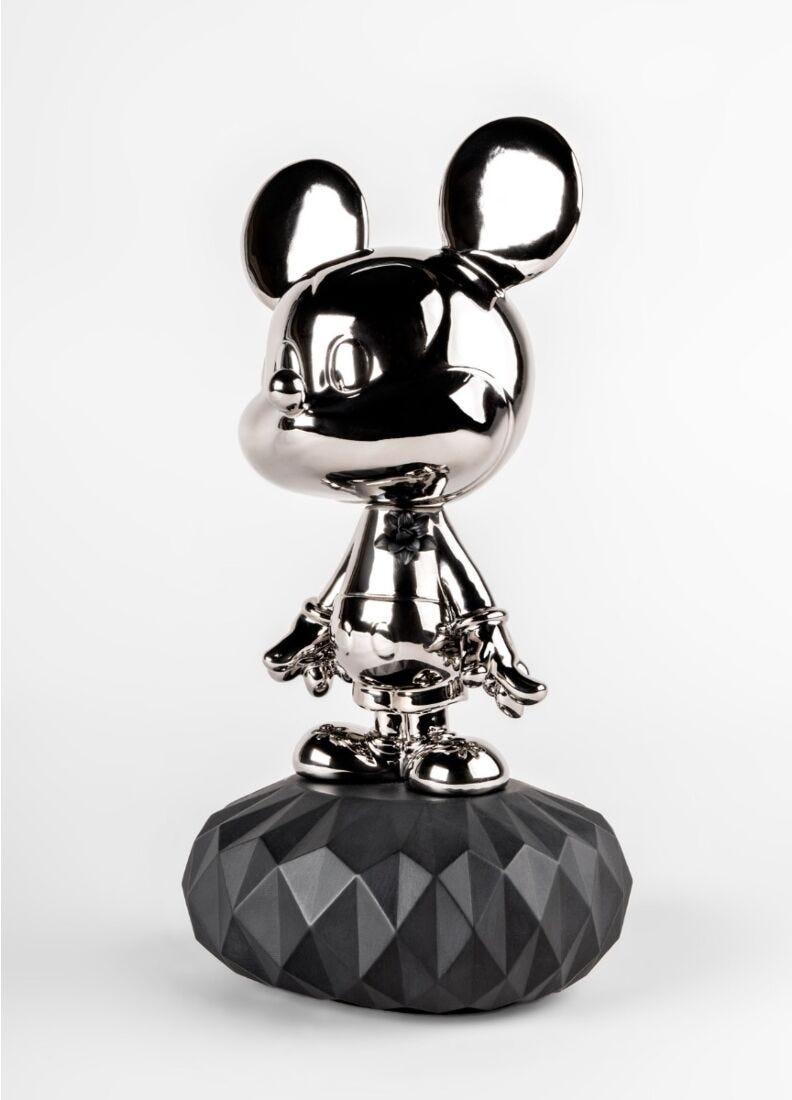 Lladro Escultura Mickey Mouse Platinum