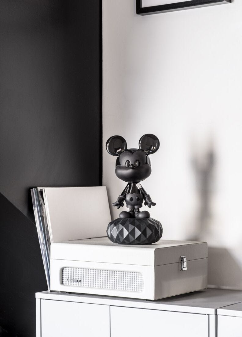 Lladro Escultura Mickey Total Black