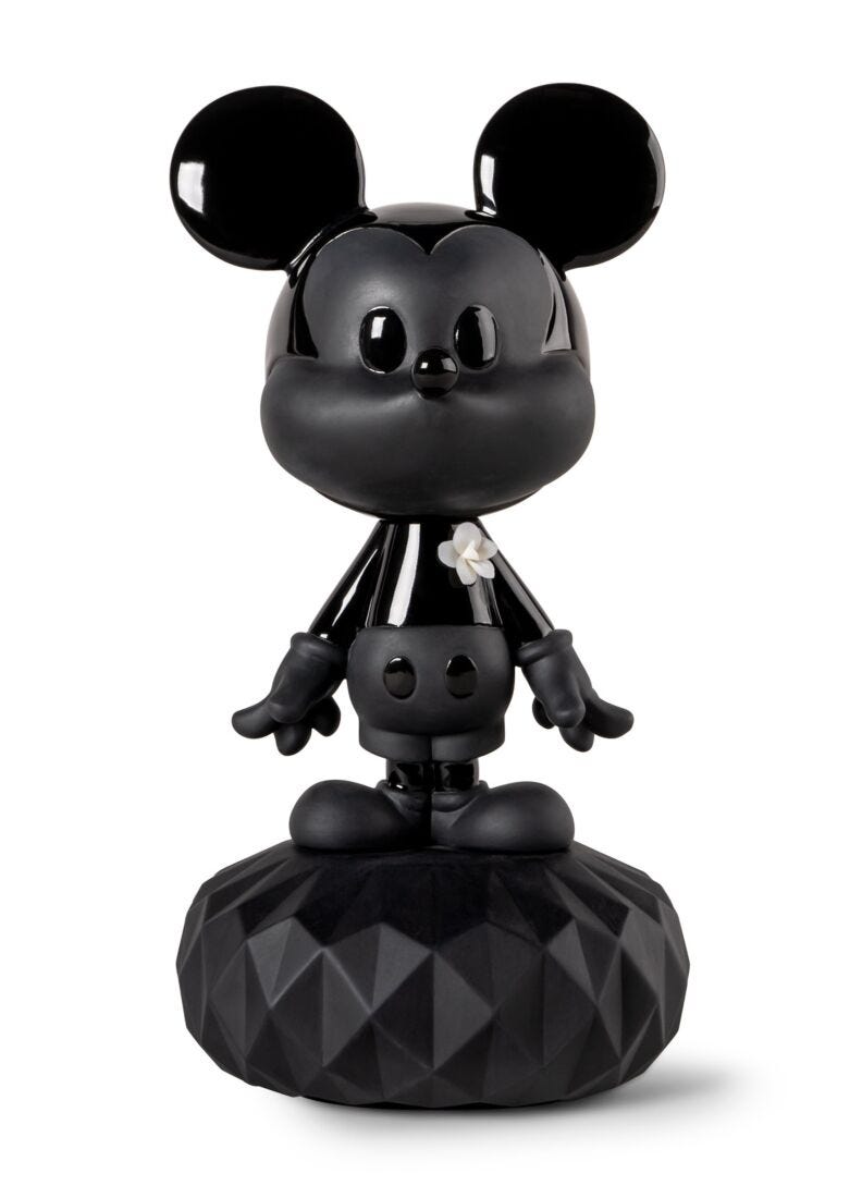 lladro Escultura Mickey Total Black