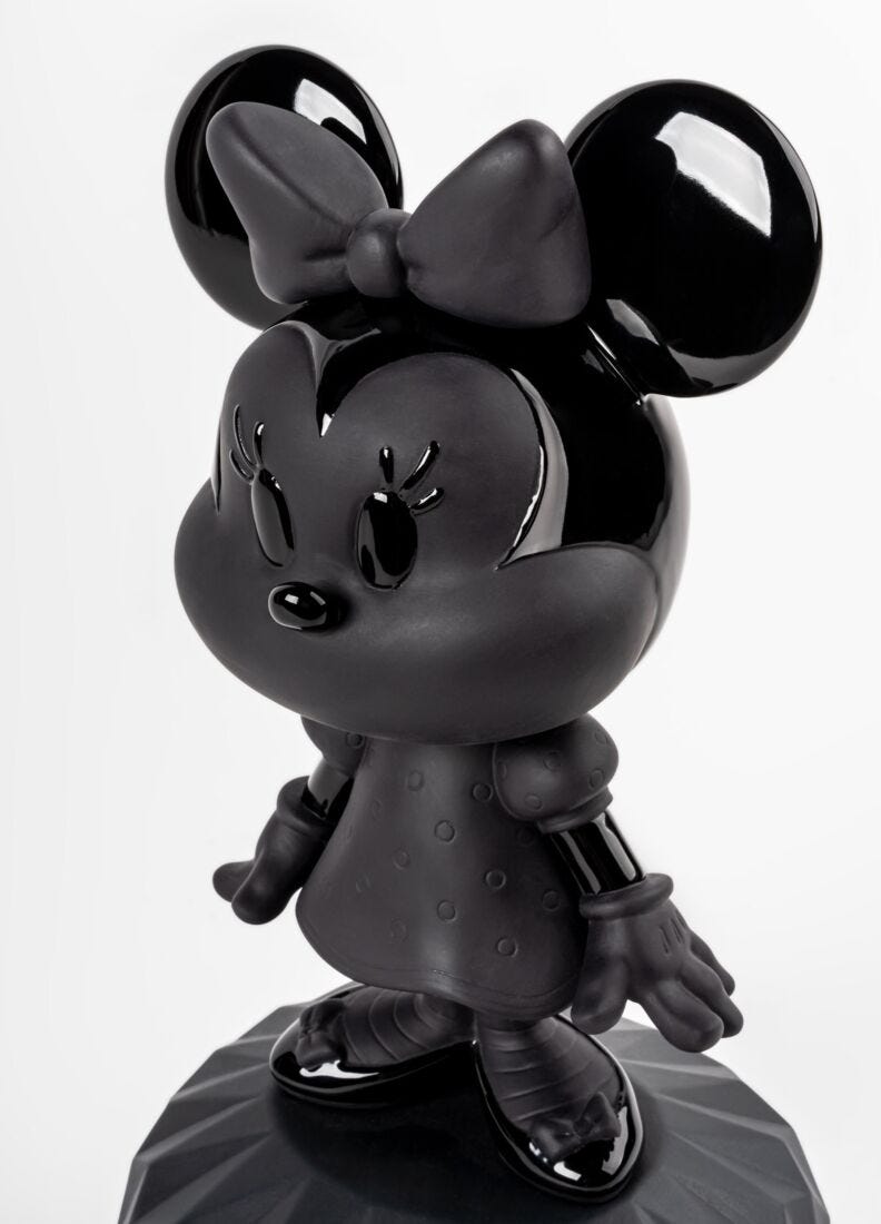 Lladro Escultura Minnie Total Black