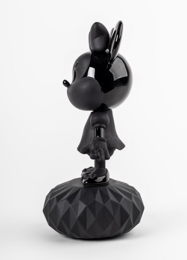 Lladro Escultura Minnie Total Black