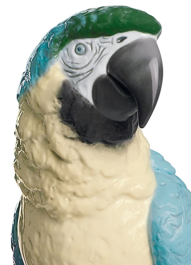 lladro Escultura pájaro Guacamayo
