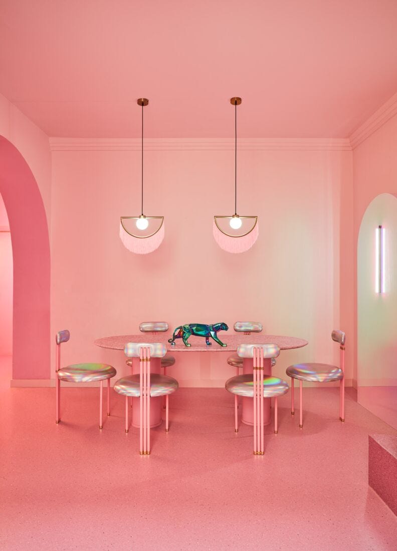 Lladro Escultura Pantera. Iridiscente