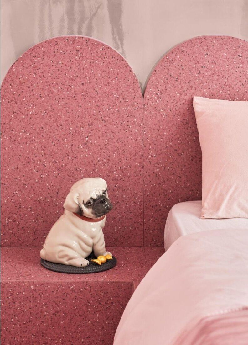 Lladro Escultura Puppie Pug