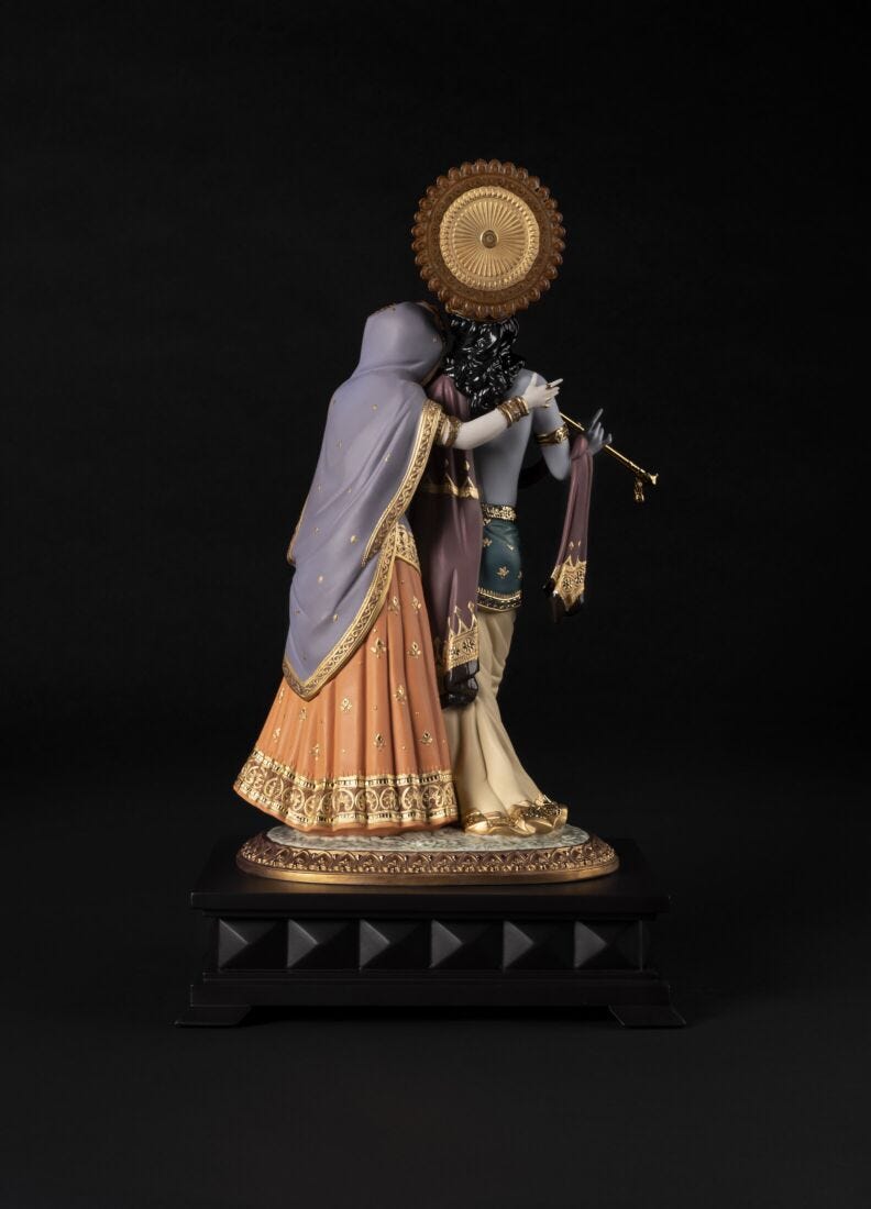 Lladro Escultura Radha Krishna. Serie Limitada