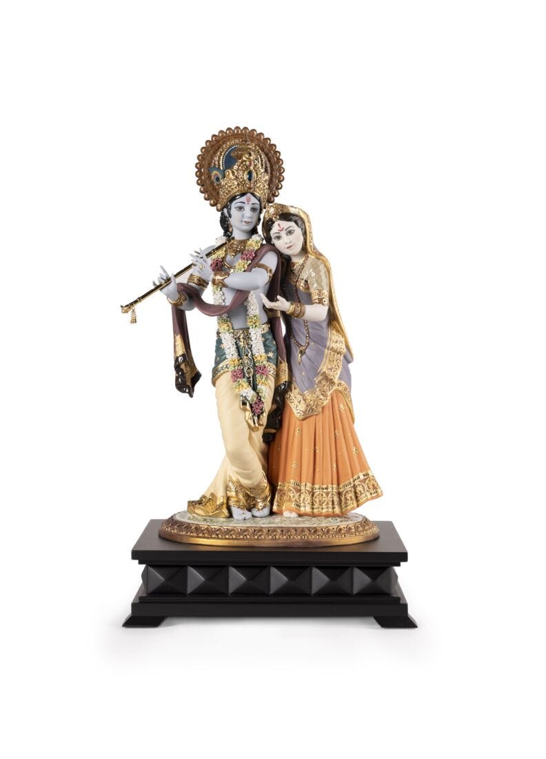 lladro Escultura Radha Krishna. Serie Limitada