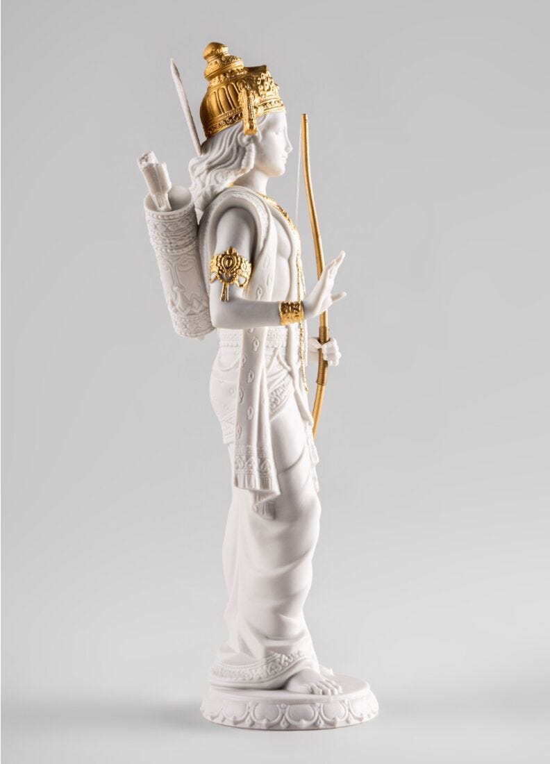 Lladro Escultura Rama. Lustre Oro