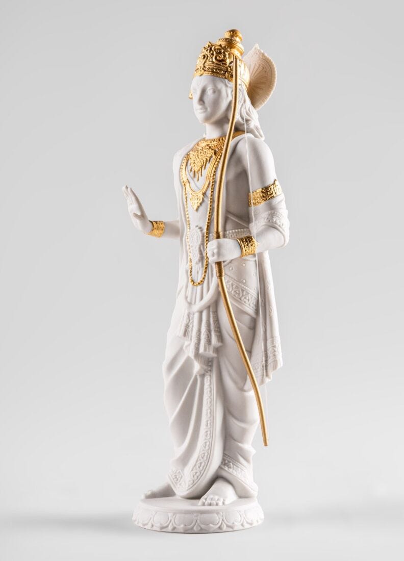Lladro Escultura Rama. Lustre Oro