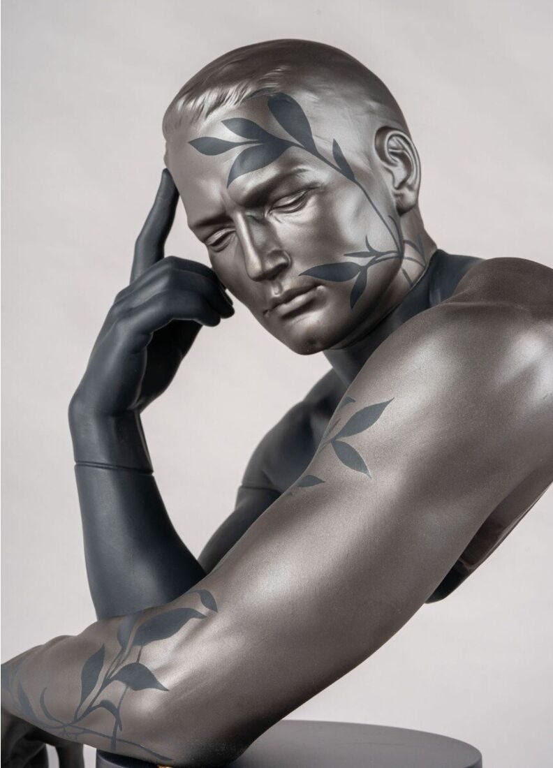 Lladro Escultura Reflejos De La Naturaleza - Él