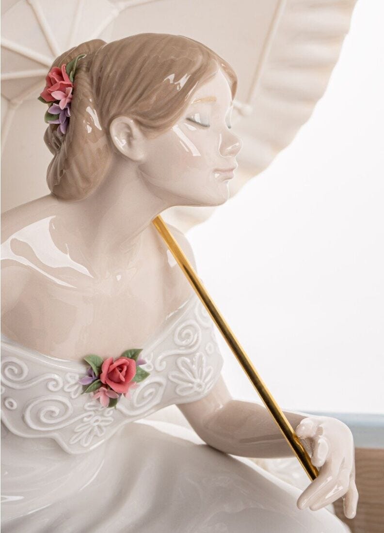 Lladro Escultura Romance En El Lago. Serie Limitada