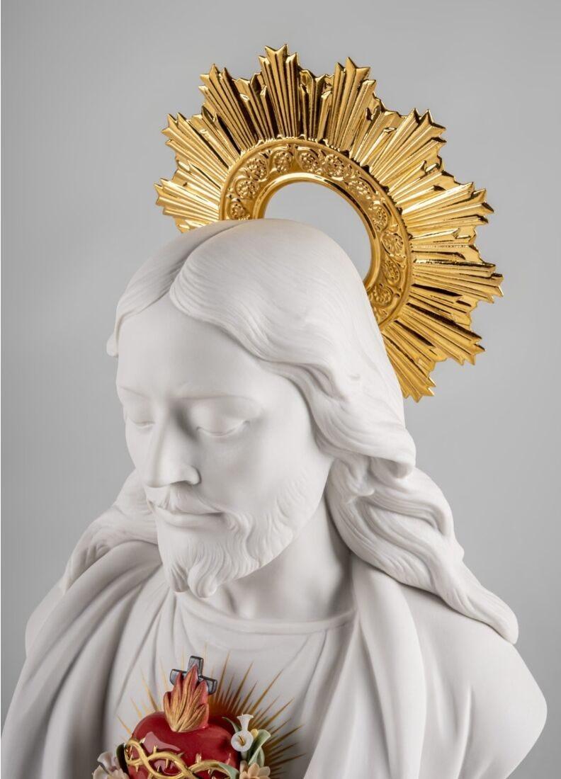 Lladro Escultura Sagrado Corazón De Jesús