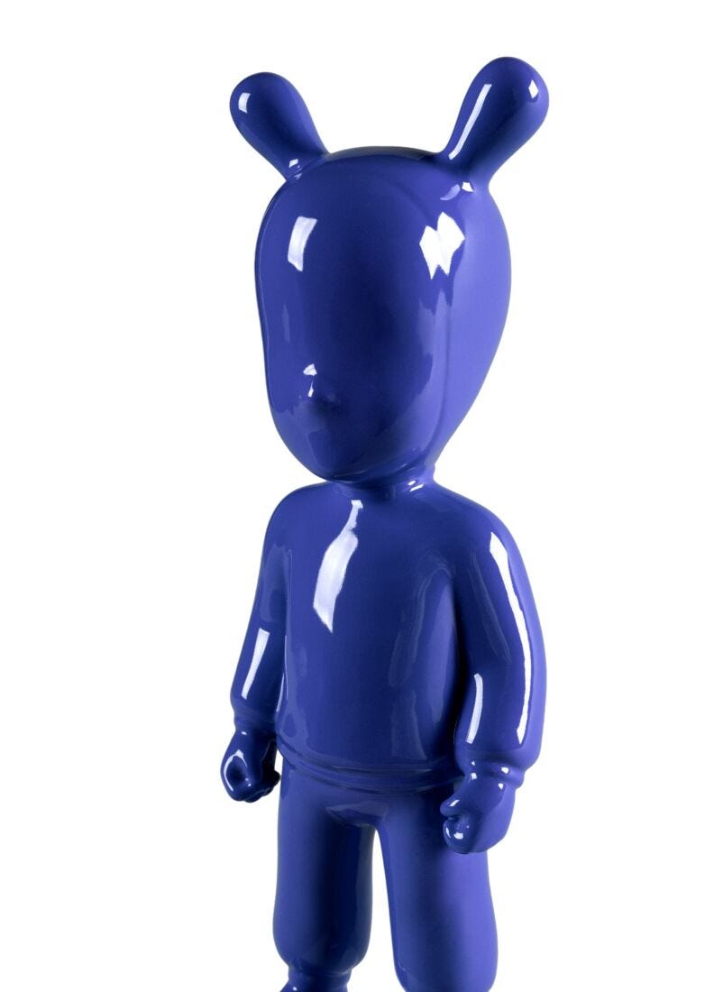 Lladro Escultura The Indigo Blue Guest. Pequeño