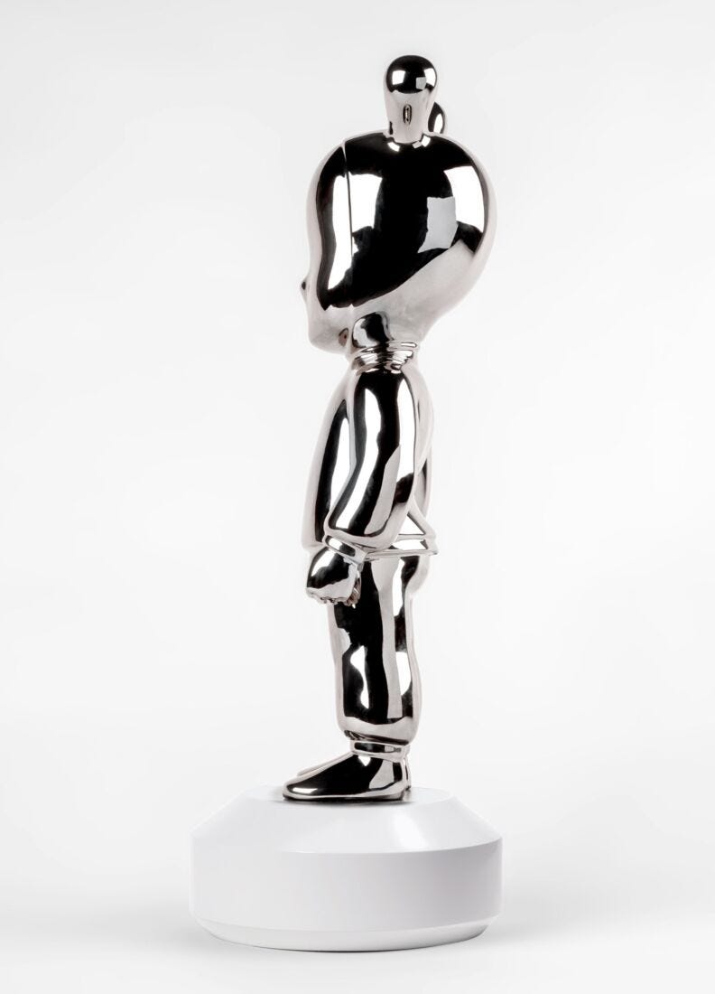 Lladro Escultura The Silver Guest-Big