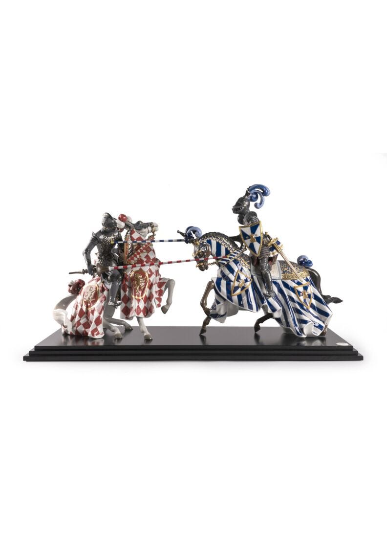 lladro Escultura Torneo Medieval. Serie Limitada