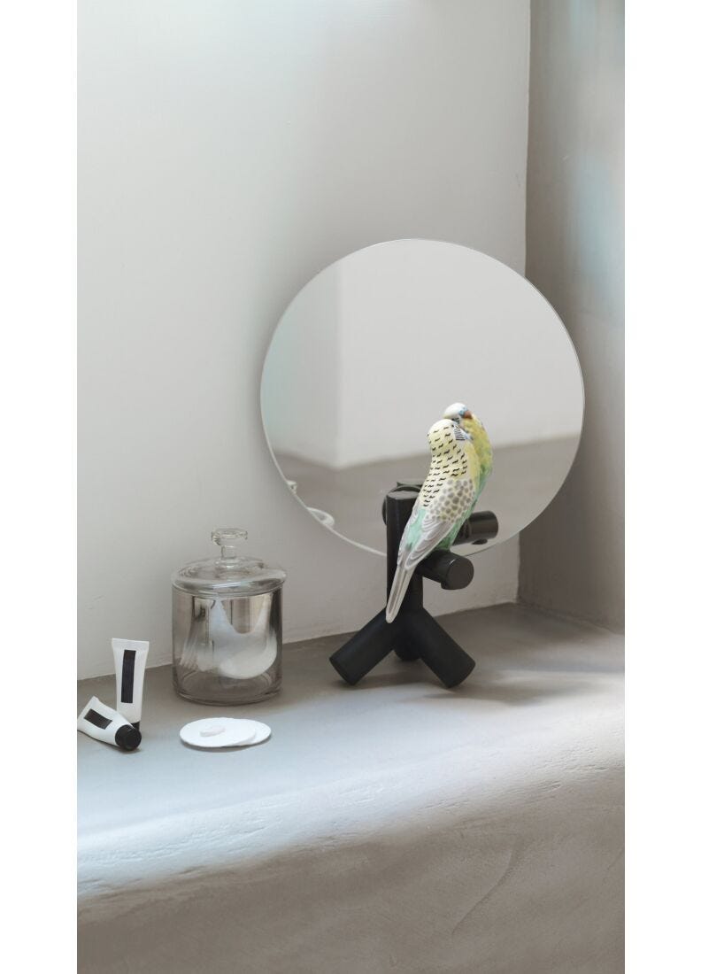 lladro Espejo tocador Parrot Vanity