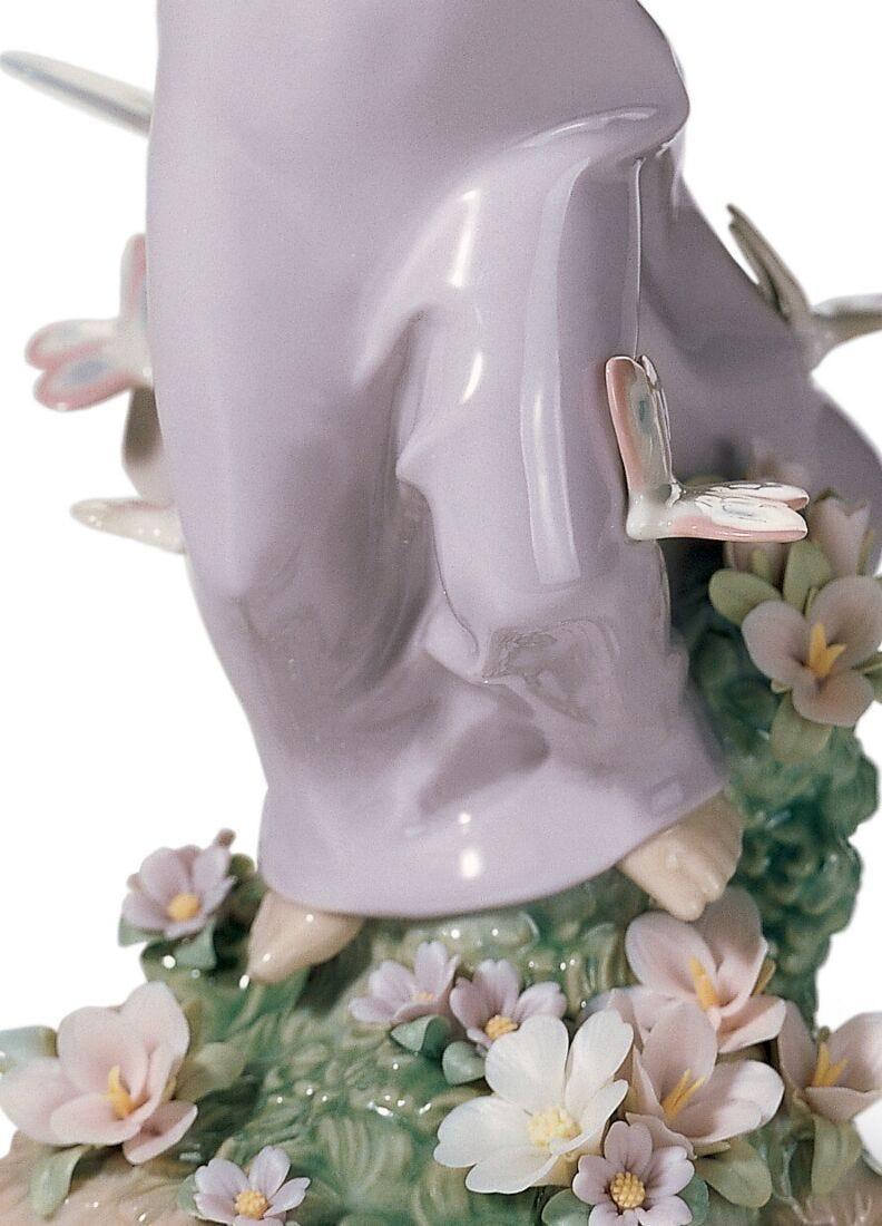 Lladro Figura ángel Alas De Mariposa