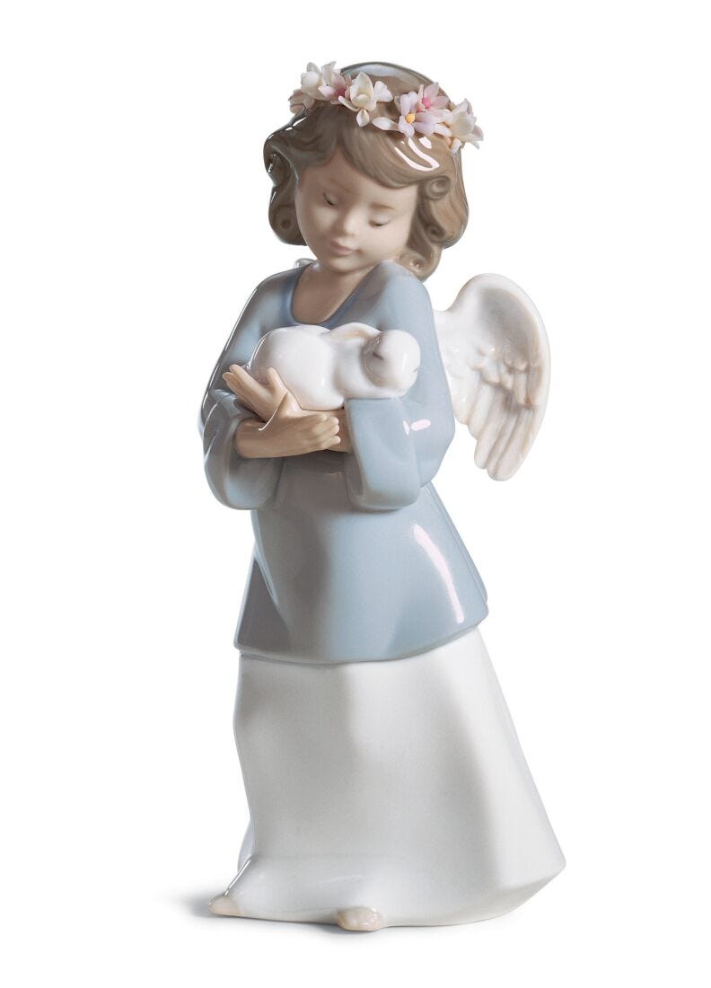 lladro Figura ángel Cariño celestial