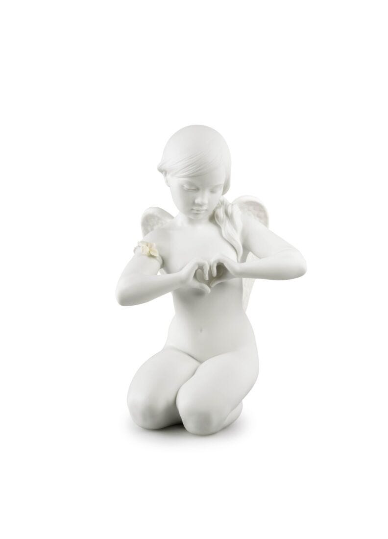 lladro Figura ángel Corazón celestial