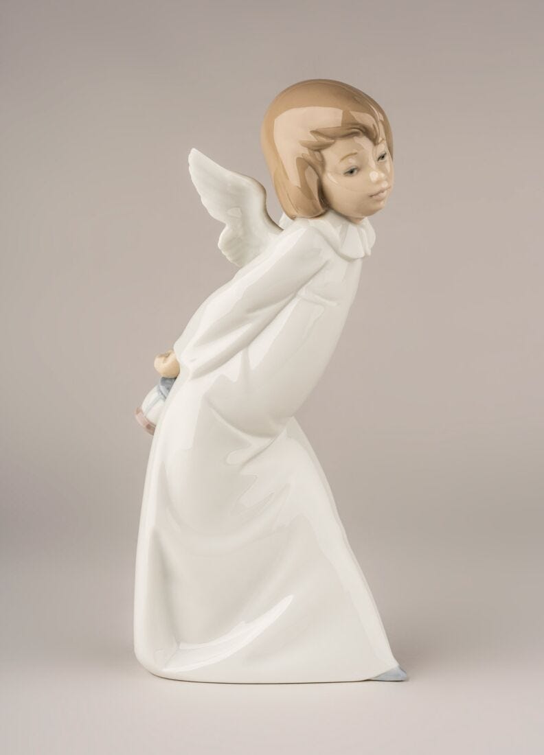 Lladro Figura Ángel Farolero